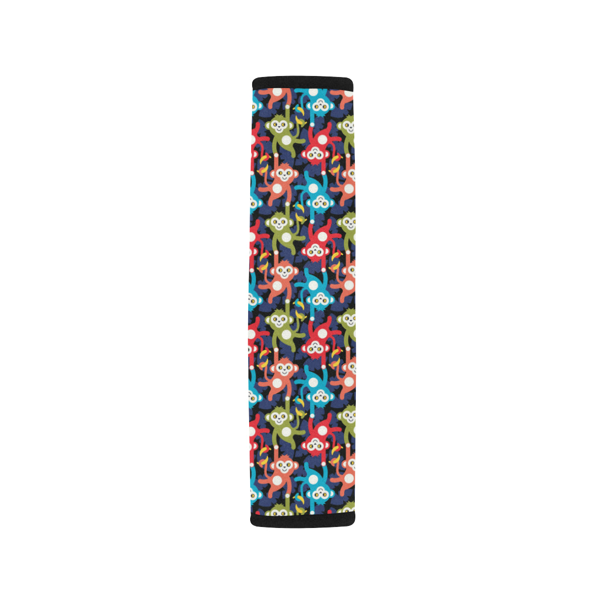 Monkey Colorful Design Themed Print Car Seat Belt Cover