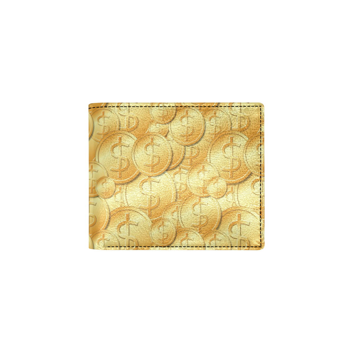 Dollar Pattern Print Design DO03 Men's ID Card Wallet