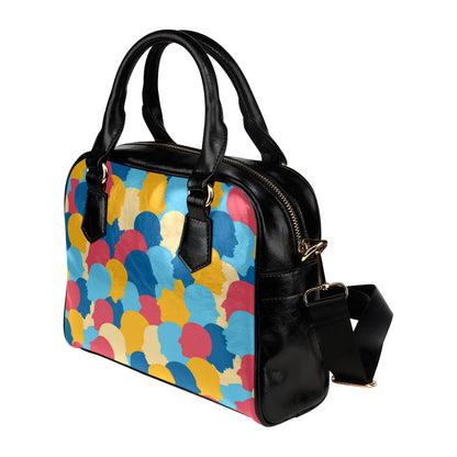 Psychology Pattern Print Design A02 Shoulder Handbag