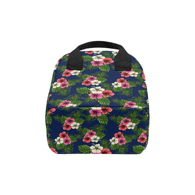 Hibiscus Pattern Print Design HB028 Insulated Lunch Bag