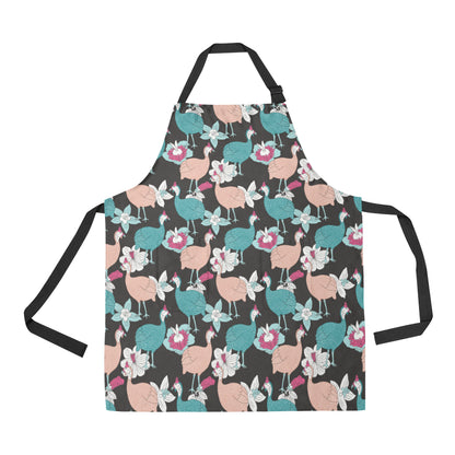 Guinea Fowl Pattern Print Design 03 Apron with Pocket