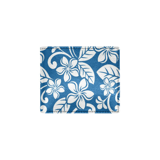 Plumeria Pattern Print Design PM013 Men's ID Card Wallet