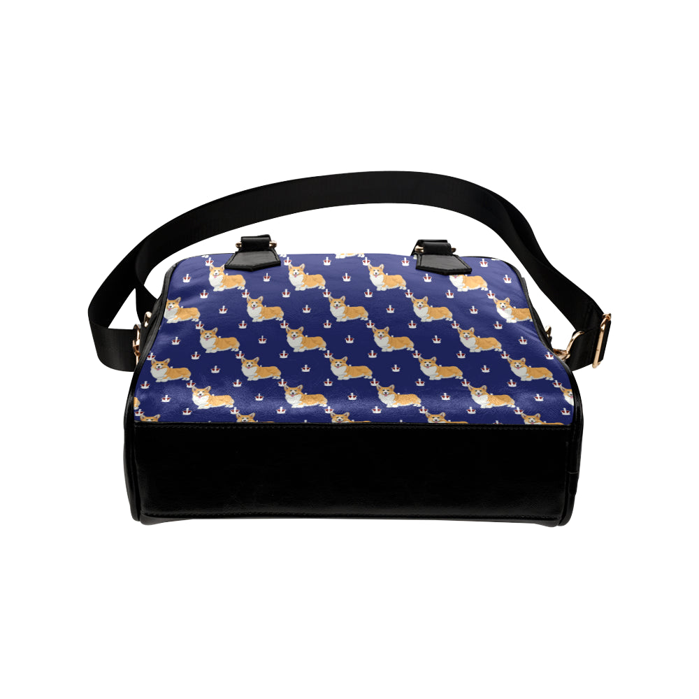 Pembroke Welsh Corgis Pattern Print Design A07 Shoulder Handbag