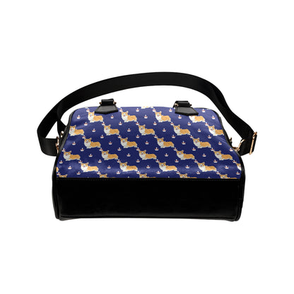 Pembroke Welsh Corgis Pattern Print Design A07 Shoulder Handbag