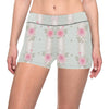 Rose Pattern Print Design RO016 Yoga Shorts