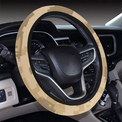 ACU Digital Desert Camouflage Steering Wheel Cover with Elastic Edge