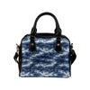 Jean Camouflage Pattern Print Design 05 Shoulder Handbag