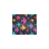 Angelfish Colorful Pattern Print Design 03 Men's ID Card Wallet