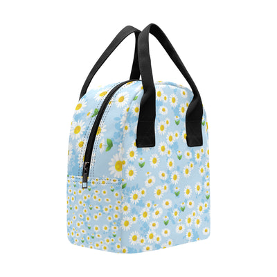 Daisy Pattern Print Design DS010 Insulated Lunch Bag