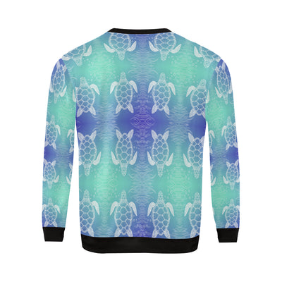 Sea Turtle Draw Men Long Sleeve Sweatshirt