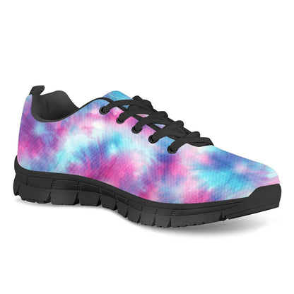 Tie Dye Blue Pink Women Sneakers Shoes