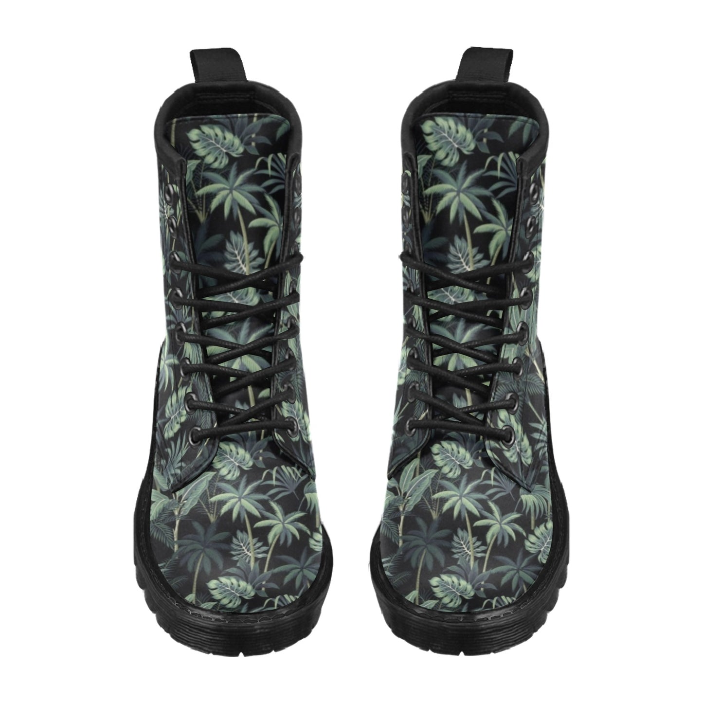 Rainforest Pattern Print Design RF02 Women's Boots