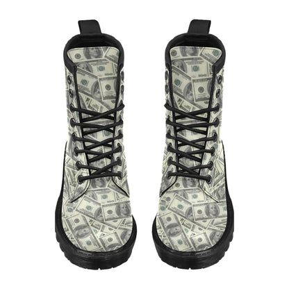 Dollar Pattern Print Design DO02 Women's Boots