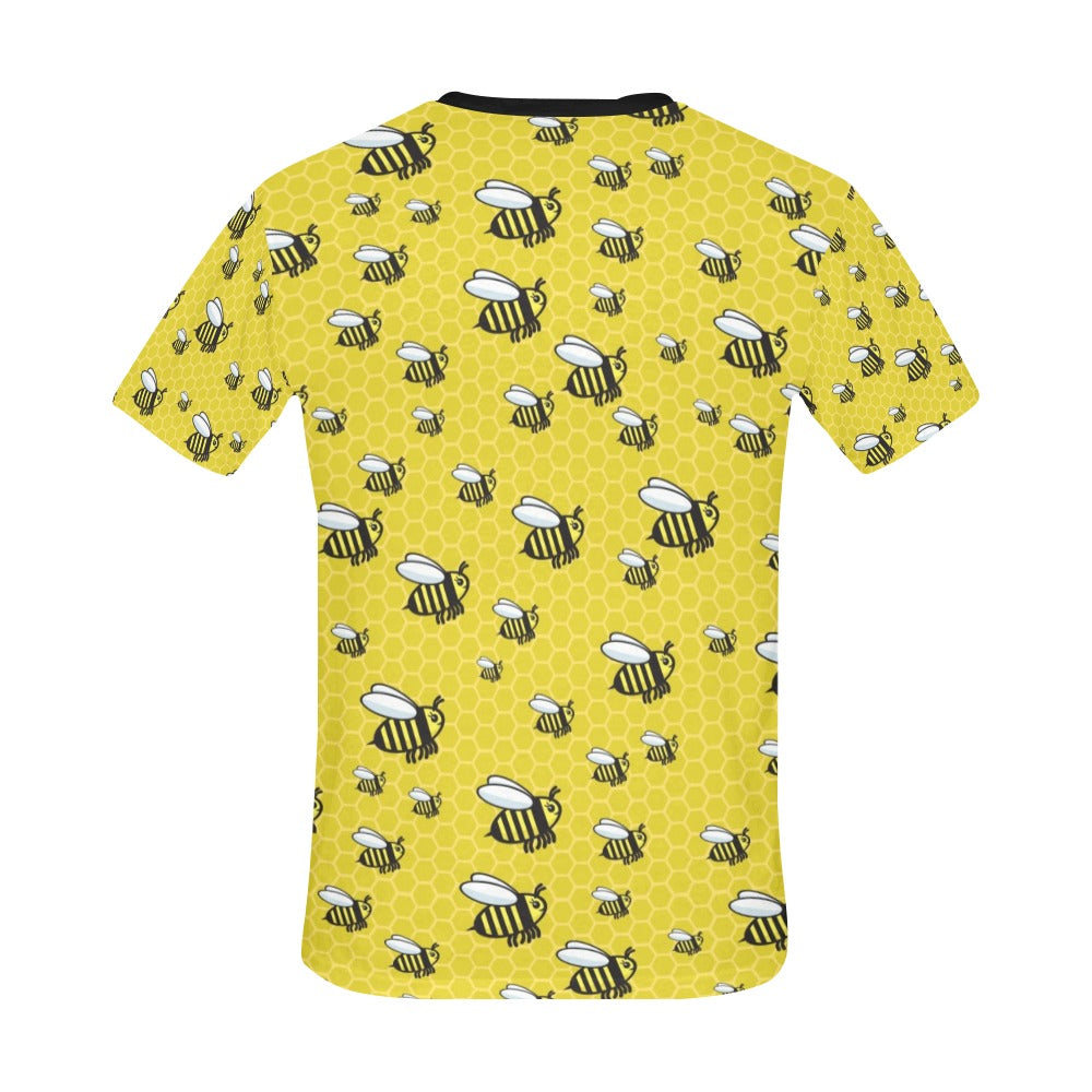 Bee Cute Print Design LKS308 Men's All Over Print T-shirt