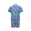 Surfboard Print Design LKS304 Men's Romper