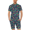 Alien UFO Pattern Print Design 05 Men's Romper