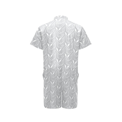 Angel Wings Pattern Print Design 01 Men's Romper