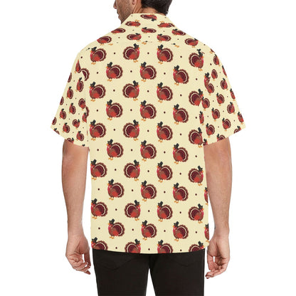 Thanksgiving Print Design LKS3010 Men's Hawaiian Shirt