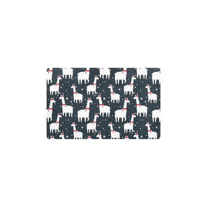 Alpaca Pattern Print Design 04 Kitchen Mat