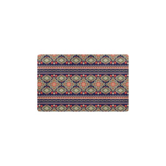 Ethnic Geometric Print Pattern Kitchen Mat