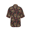 Owl Pattern Print Design A08 Women's Hawaiian Shirt