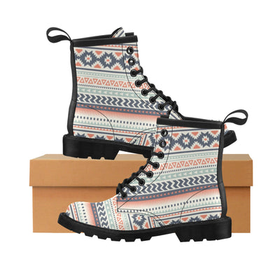 Tribal Aztec vintage pattern Women's Boots