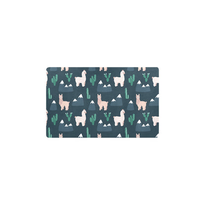 Llama Pattern Print Design 06 Kitchen Mat