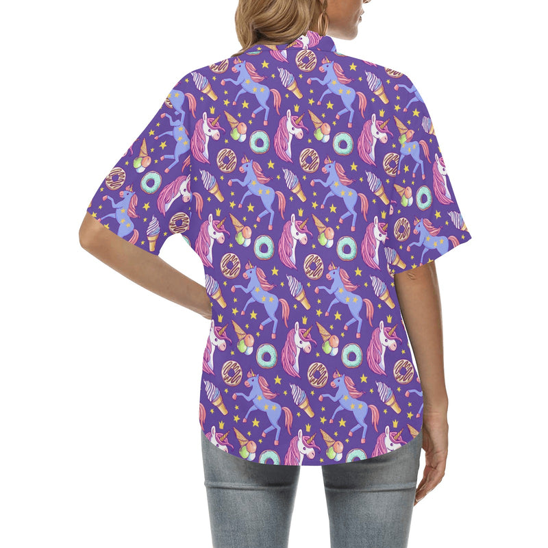 Unicorn Sweety Women's Hawaiian Shirt