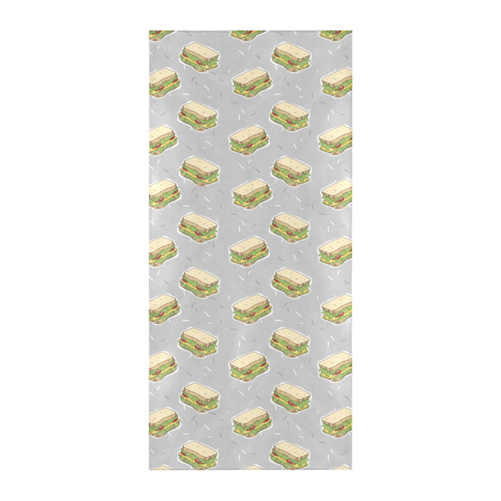 Sandwich Print Design LKS304 Beach Towel 32" x 71"