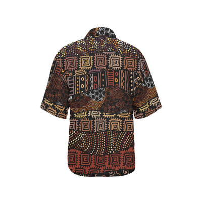 African Pattern Print Design 07 Women's Hawaiian Shirt