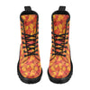 Elm Leave Autum Print Pattern Women's Boots