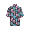 Day of the Dead Skull Print Pattern Women's Hawaiian Shirt