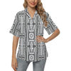 Polynesian Tattoo Design Women's Hawaiian Shirt