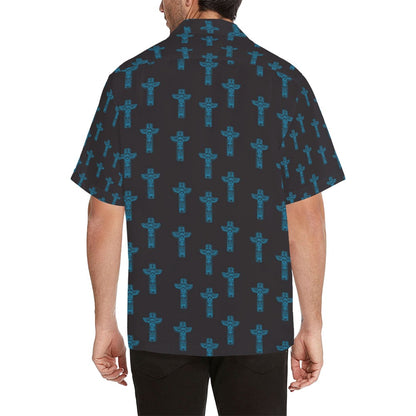 Totem Print Design LKS304 Men's Hawaiian Shirt
