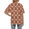 Calendar Aztec Pattern Print Design 01 Women's Hawaiian Shirt