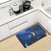 Galaxy Stardust Planet Space Print Kitchen Mat