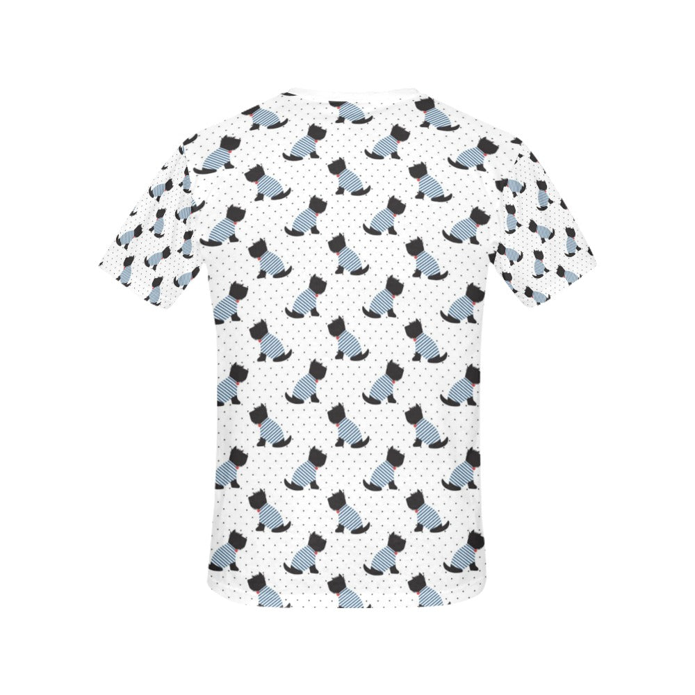 Scottish Terriers Print Design LKS3013 Women's  T-shirt