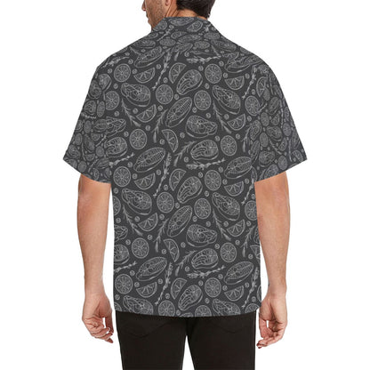 Steak Print Design LKS301 Men's Hawaiian Shirt