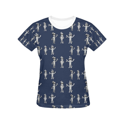 Mummy Print Design LKS306 Women's  T-shirt