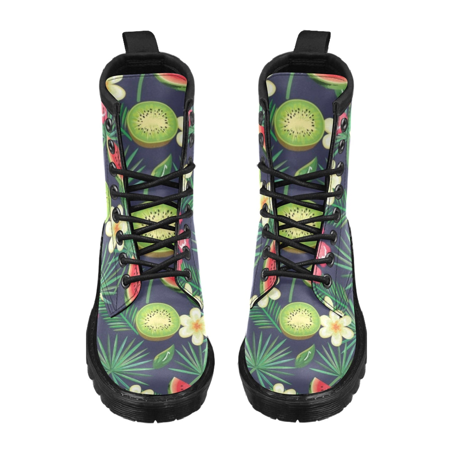 Tropical Fruits Pattern Print Design TF05 Women's Boots