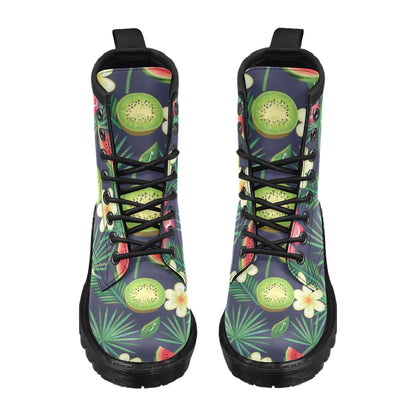 Tropical Fruits Pattern Print Design TF05 Women's Boots