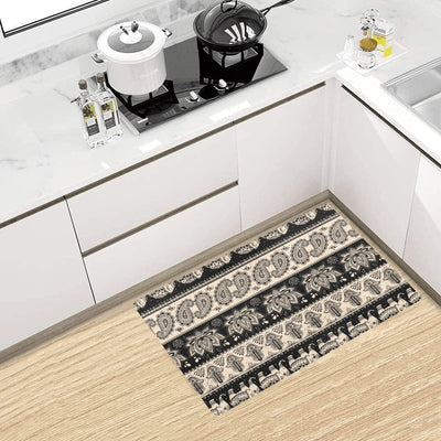 Elephant Hansa Lotus Pattern Kitchen Mat