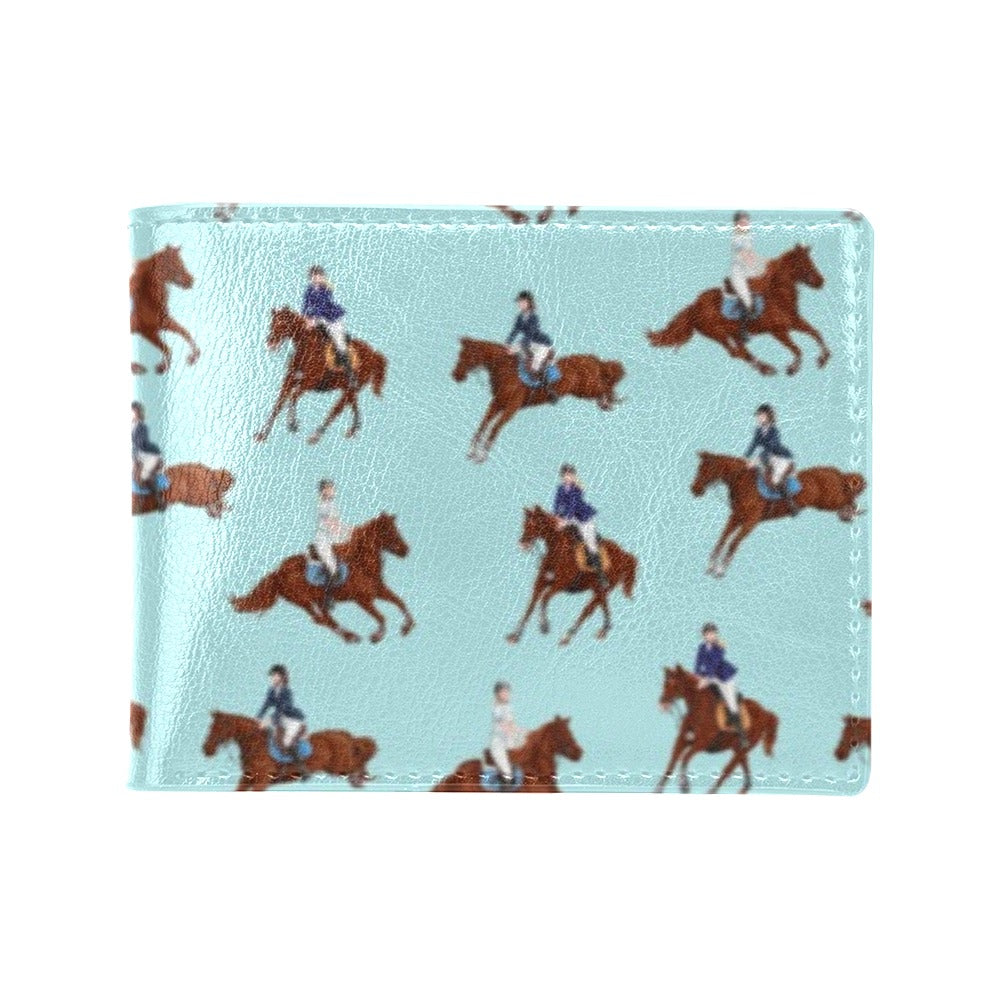 Equestrian Horse Riding Men's ID Card Wallet