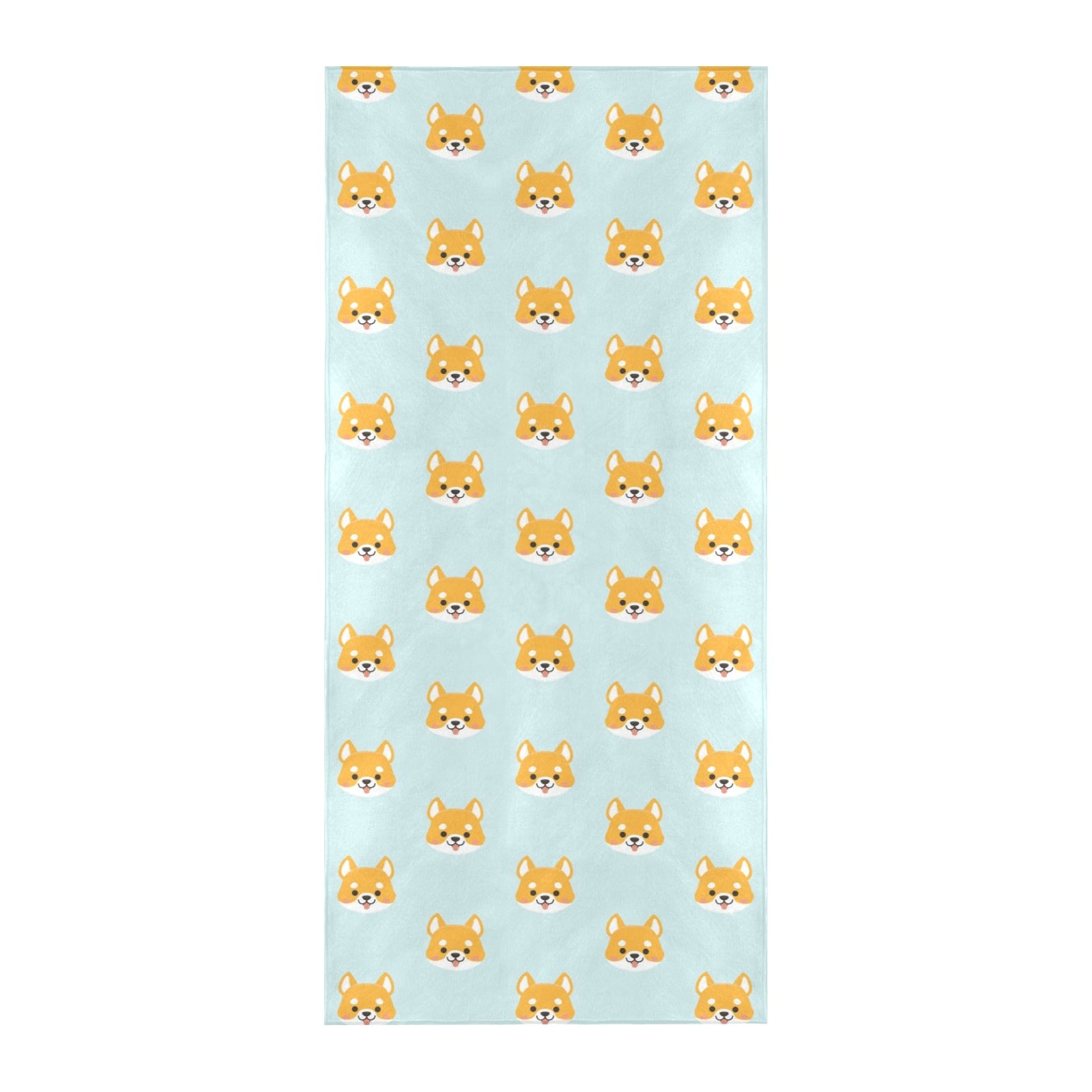 Shiba Inu Print Design LKS301 Beach Towel 32" x 71"