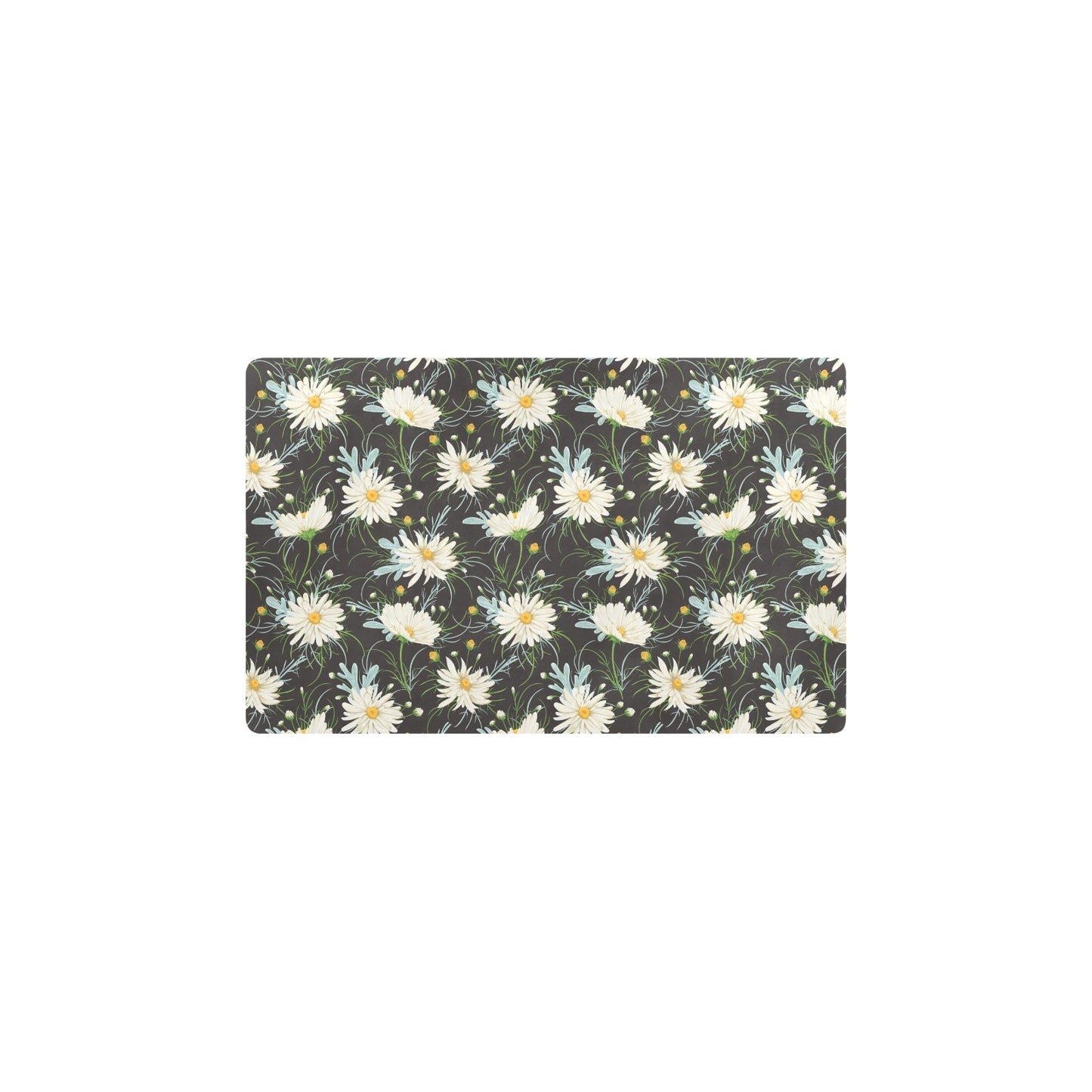 Daisy Pattern Print Design DS08 Kitchen Mat