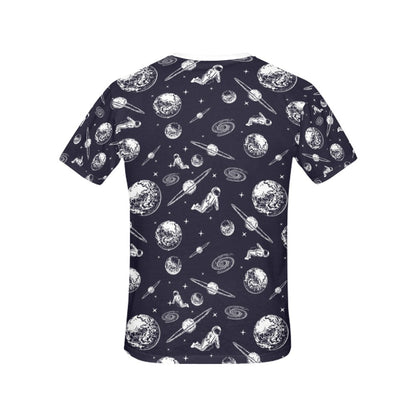 Space Astronaut Print Design LKS302 Women's  T-shirt