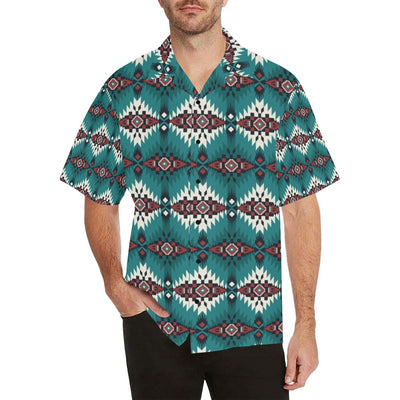 Southwest Pattern Print Design LKS308 Men's Hawaiian Shirt