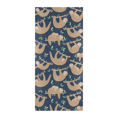 Sloth Print Design LKS307 Beach Towel 32" x 71"