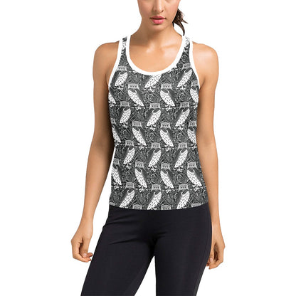 Tribal Pattern Print Design LKS308 Women's Racerback Tank Top