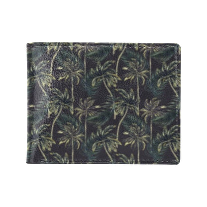 Palm Tree Background Design Print Men's ID Card Wallet